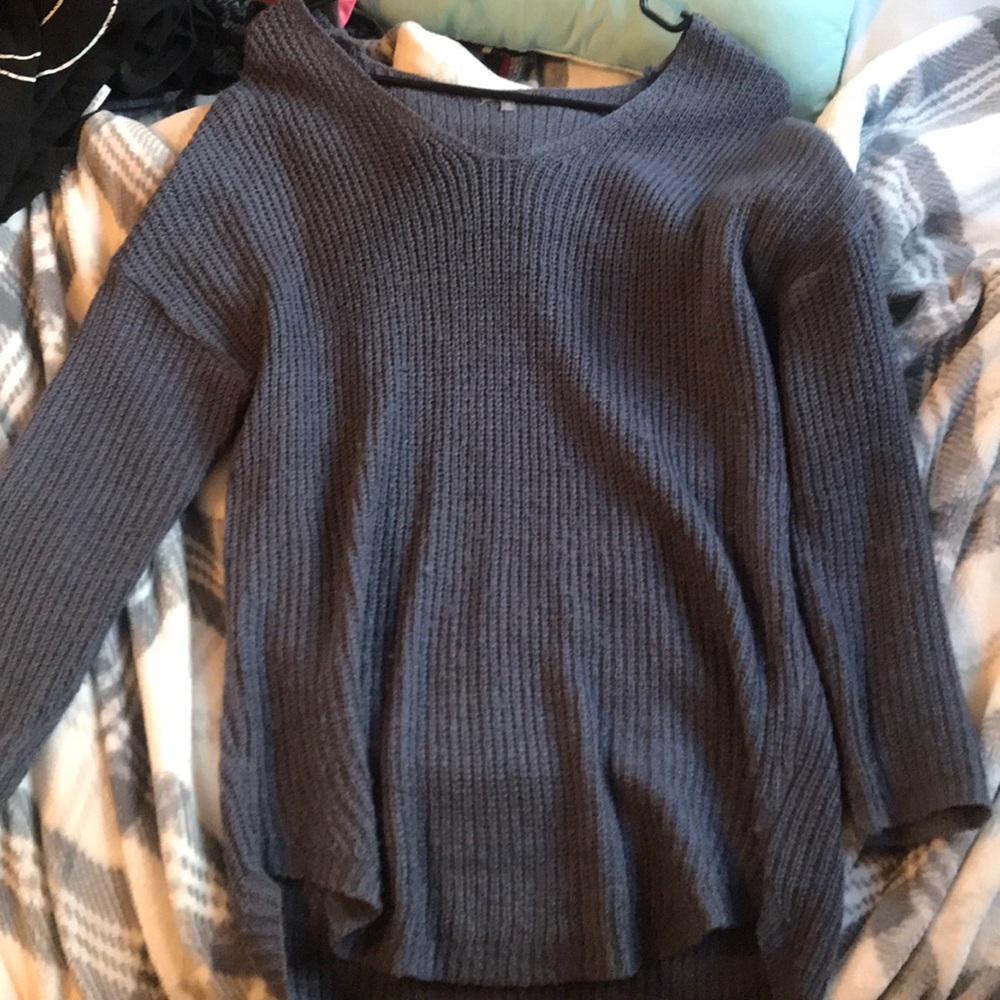 Blue Knit Sweater